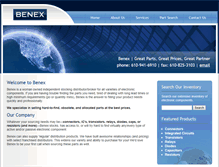Tablet Screenshot of benexlc.com